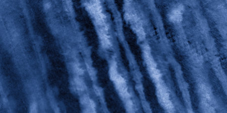 Indigo Prints. Clouds Craft Paper. Watercolor Texture. Artistic Snowflake. Indigo Color. White...