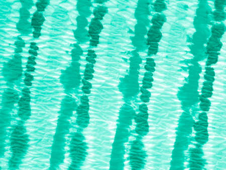 Batik Brush. Degrade Wallpaper. Striped Tie Dye. Hand Drawn Abstract. Watercolour Lines. Turquoise Grunge Stucco. Ragged Surface. Watercolor Stripes. Neo Mint Concrete Floor.の写真素材