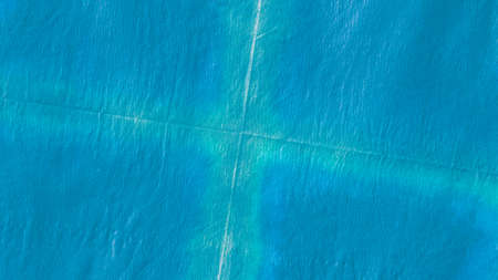 Watercolour Rhombus. Maritime Geometric Grunge. Mint Zigzag Background. Ink Painted Texture. Chevron Wallpaper. Hand Drawn Rhombus. Watercolor Diagonal. Water Geometry Artwork.の写真素材