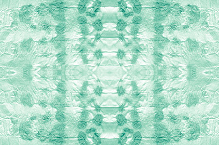 Mud Art. Green or Neo Mint Color. Rough Abstract Aquarelle Splash. Boho Mud Illustration. Paint Soaked Wet Paper. Watercolor Grunge Mud Art.の写真素材