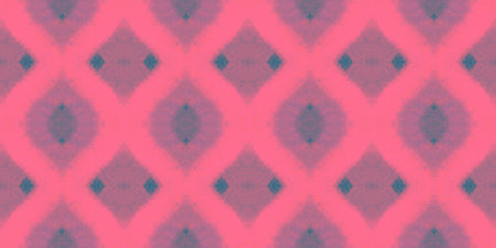 Ikat Chevron Pattern Design. Ogee Ornament. Handmade Aquarelle Shibori Fabric Print. Traditional...