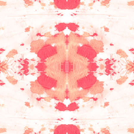 Texture Paper Vintage. Red and Orange. Artistic Tile Design. Handmade Splash. Ethnic Illustration. Watercolour Print on Shabby Paper. Seamless Texture Paper Vintage.の写真素材