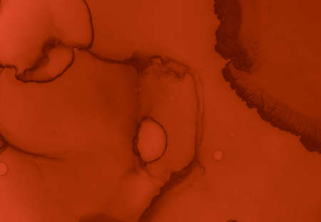 Blood Splatter. Abstract Valentine Wallpaper. Bloody Halloween Texture. Splash of Stains. Blood Spatter Black. Watercolour Background. Splash of Fluid Ink. Blood Spatter Red.の写真素材