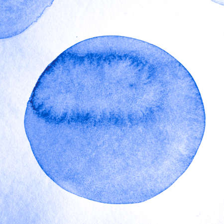 Indigo Circle Pattern. Round Background. Color Artistic Confetti. Grunge Snow Design. Circle Textile. White Cool Abstract Painting. Circle Texture. Blue Retro Snow Design.の写真素材