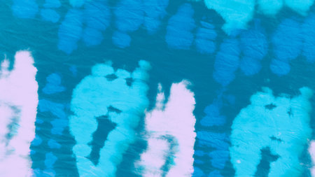 Water Tie Dye Batik. Watercolor Splat. Old Wash Paper. Sea Paintbrush Wallpaper. Texture Shibori. Watercolor Abstraction. Malachite Spotted Abstraction.の写真素材