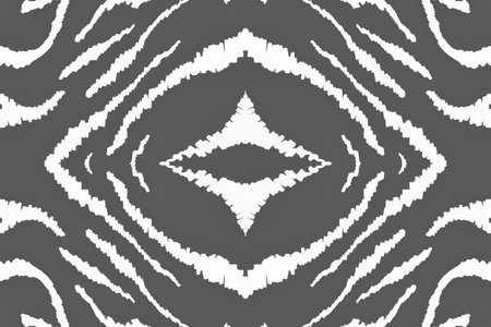 Seamless Zebra Lines. Fashion Safari Texture. Watercolor Tiger Print. Gray Wildlife Background....