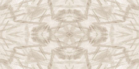 Scrap Seamless Ikat Chevron. Ethnic Ornamental Design. Weathered Watercolor Spotted Textile. Endless Ikat Pattern. Weathered Ethnic Traditional Motif. Cream Seamless Ogee Pattern.の写真素材