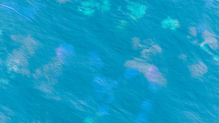 Seaside Dirty Art Backdrop. Watercolor Decor. Rough Tie Dye. Aqua Acrylic Effect. Dirty Art Backdrop. Brush Decoration. Organic Aquarelle Paper. Colored Ink. Artistic Dirty Art.の写真素材