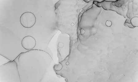 Gray Marble Texture. Natural Architecture. Watercolor Ceramic Surface. Light Floor Effect. Marble Texture. Natural Wallpaper. Watercolor Granite Pattern. White Floor Effect. Grey Marble Texture.の写真素材