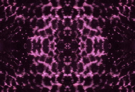 Seamless Splatter Reptilie Pattern. Pink and Black Colors. Exotic Safari Illustration. Cobra Leather...
