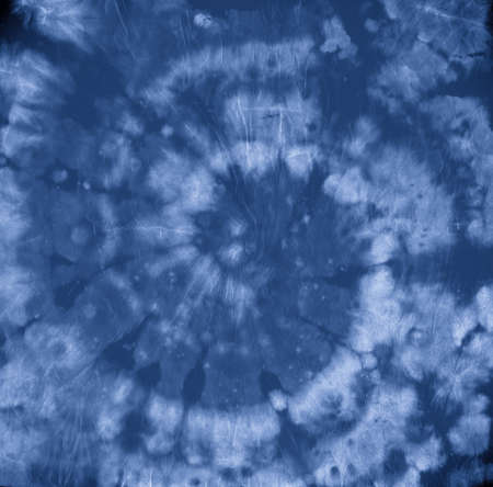 Indigo Tie Dye. Batik Love Design. Abstract Circular Backdrop. Blue Tye Dye Roll. Circle Kaleidoscope. Hippie Color Fabric. Heart Art Pattern. Swirl Painting. Artistic Indigo Tie Dye.の写真素材