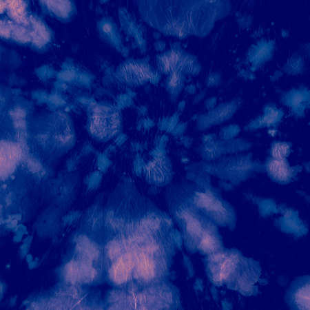 Indigo Tie Dye. Batik Grunge Pattern. Hippie Art Backdrop. Pink Tye Die Style. Circular Design. Abstract Color Shirt. Love Swirl Patterns. Circle Kaleidoscope. Artistic Indigo Tie Dye.の写真素材