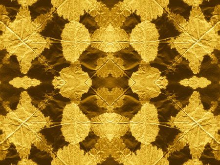 Seamless Metallic Ombre Texture. Dirty Art Metallic Mud Rough Wall. Old Crack Yellow Alloy Surface....