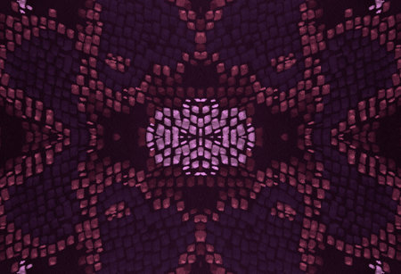 Seamless Snake Pattern. Cobra Reptile Wild Surface. Trendy Safari Background. Pink and Black Colors....