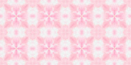 Watercolor Abstract Background. Red and White Endless Background. Tie-Dye Boho Abstract Floor. Watercolour Artistic Tile. Seamless Watercolor Abstract Background.の写真素材