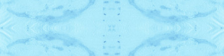 Geometric Elements. Sky Ethnic Textile. Snow Seamless Navajo Backdrop. Sky Fabric Design. Aqua...