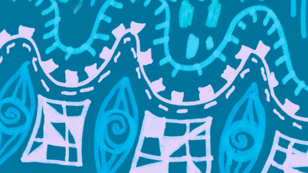 Patterns Africans. Navajo Embroidery. Pastel Hand Drawn Paint. Traditional Motifs. African Modern...