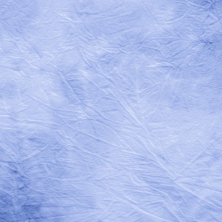 Tie and Dye Texture. Blue Indigo Abstract Watercolor Floral. Ink Summer Wallpaper. Grunge Wrinkled...