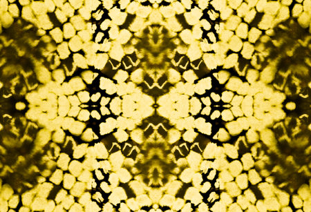 Seamless Cobra Pattern. Yellow, Brown and Gold. Trendy Exotic Illustration. Cobra Leather Animal...