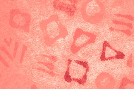 Ancient Greek Print. Coral Abstract Ethnic Element. Geometric Abstract. Summer Artistic Grunge. Pattern Africanity. Hand Drawn Textures. Folkloric Patchwork. Athens Pattern.の写真素材