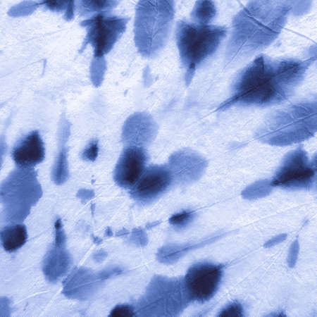 Watercolour Abstract Water. Indigo Denim Grunge Print. Paintbrush Wallpaper. Watercolor Abstract Texture. Ink Dye Print. Crumpled Vintage Craft. Indigo Denim Paint Color Water Backdrop.の写真素材