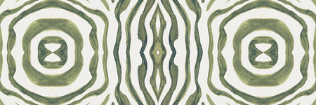 Seamless Animal Border. Zebra Stripe. Fashion Safari Print. Watercolour African Background. Wild Repeat. Animal Pattern. Seamless Fashion Tiger Fur. Ink Zoo Repeat. Animal Texture.の写真素材