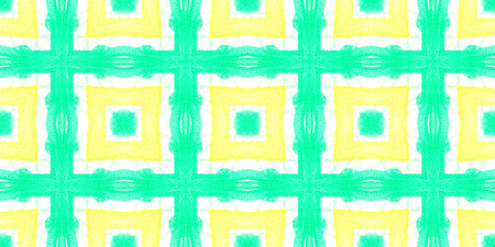 Printed Plaid Pattern. Vintage Shibori Fabric Design. Abstract Ethnic Print. Oriental Folkloric...