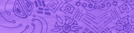 Indian Floral Style. Lavender Ethnic Leaf Pattern. Violet Indonesian Batik. Embroidery Flowers....