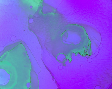 Ethereal Paint Texture. Liquid Ink Wave Wallpaper. Lilac Creative Spots Canvas. Contemporary Color...
