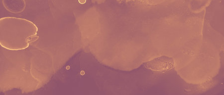 Ink Golden Pattern. Orange Luxury Liquid. Red Art Hot Bronze Abstraction. Brown Old Artistic...
