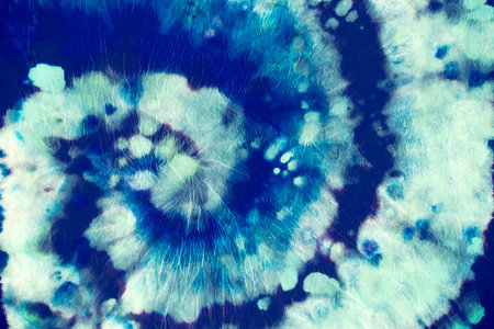 Swirl Texture. Hippie Batik Shirt. Rock Circle Pattern. Spiral Kaleidoscope. Artistic Ink Design....