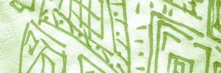 Watercolour Rhombus. Horizontal Abstract Geometry. Herb Zigzag Background. Random Chaos Stripe. Hand Drawn Rhombus. Geometric Abstract. Chevron Wallpaper. Organic Contemporary Geo.の写真素材