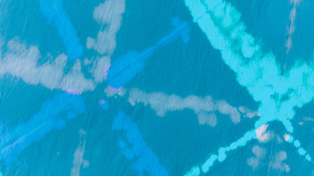 Ethnic Triangle Print. Tie Dye Shirt. Mineral Watercolor Cotton. Hand Drawn Spots. Tie Dye Pattern....