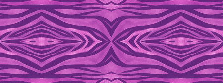 Ethnic Texture Design. Psychedelic Animal Wave Lines. Tiger Skin Wallpaper. Fashion Safari Pattern. Seamless Ethnic Print Design. Watercolor Animal Wave Lines. Pink Ethnic Textile Design.の写真素材