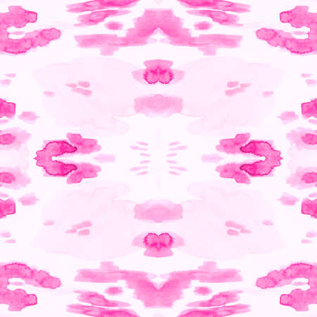 Pink Leopard Rapport. Japanese Cat Skin Artwork. Seamless Watercolour Spotted Safari Wallpaper. Pink Material Design. Elegant Leopard Border. Ocelot Skin Artwork. Delicate Leopard Texture.の写真素材