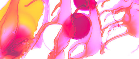 Gradient Smooth Background. Fluid Art. Alcohol Ink Painting. Love Abstract Liquid Stains. Violet...
