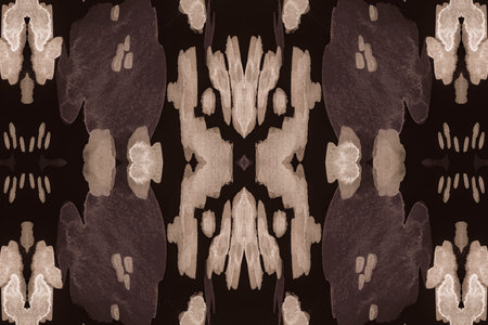Seamless Leopard Repeat. Brown Panther Fur Pattern. Watercolor Spotted Tropical Background. Fashion...