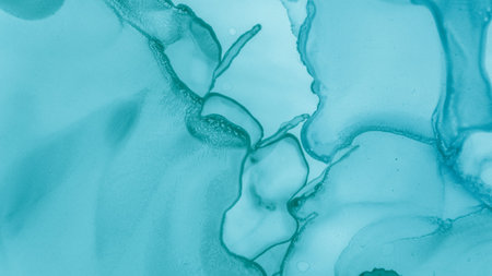 Watercolor Color Wallpaper. Pastel Flow Water. Blue Smoke Modern Abstraction. Watercolor Wave...