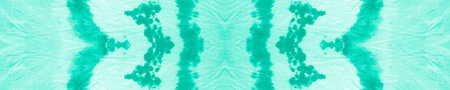 Seamless Blue Tie Dye Dirty Texture. Abstract Kaleidoscope Design. Painted Wallpaper. Grunge...