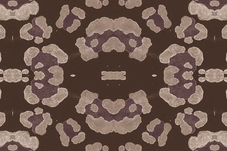 Seamless Leopard Imitation. Brown Panther Art Texture. Watercolour Spotted Tropical Background....