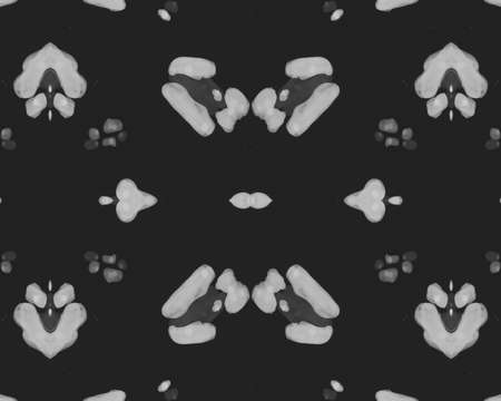 Seamless Leopard Pattern. Fashion Panther Fur. Gray Watercolour African Wallpaper. Textile Design with Tiger Spots. Leopard Repeat. Black Abstract Panther Fur. Seamless Leopard Texture.の写真素材