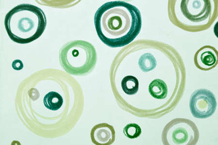 White Circles Background. Watercolour Round Texture. Color Happy Painting. Aquarelle Tile Design. Circles Elements. Color Children Confetti. Green Scribble Circles.の写真素材