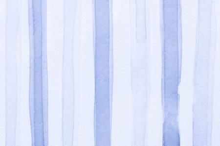 Blue Lines Background. Water Stripes Wallpaper. Horizontal Fabric Texture. Watercolour Lines Background. Navy Modern Ethnic Print. Stroke Wallpaper. Geometric Lines Background.の写真素材