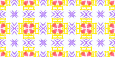 Seamless Ethnicity Texture. Decorative Tile Print. Red and White Colors Azulejo or Lisbon Tiles....