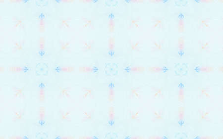 Seamless Watercolor Painting. Ethnic Geometric Mosaic Design. Pastel Color Design. Tie Dye Bohemian Abstract Wallpaper. Abstract Watercolor Painting.の写真素材
