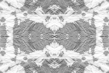 Crumpled Foil Seamless Texture. Ethnic Abstract Tie Dye Illustration. Vintage Old Crack Foil...