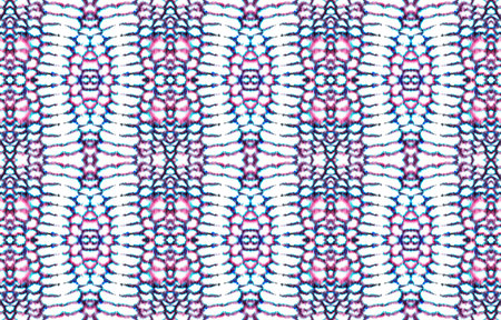 Seamless Splatter Reptilie Pattern. Blue and Red Colors. Anaconda Leather Wild Surface. Trendy...