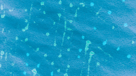 Dots Background. Blue Minerals Vintage Paper. Ink Painted Surface. Messy Oil Splatter. Water Color...