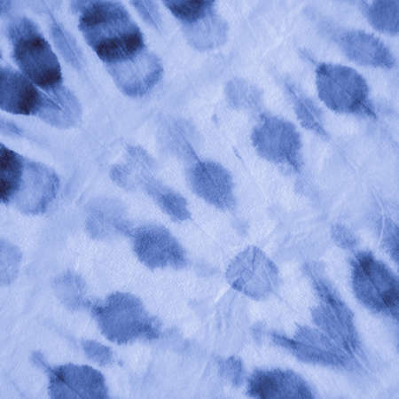 Sky Tie Dye Batik. Broken Striped Print. Abstract Aquarelle Poster. Marine Handmade Painting. Style Shibori. Zigzag Vintage Print. Night Bohemian Ornament. Shibori Style.の写真素材