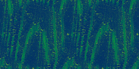 Cracked Paint Texture. Green Worn Crack Surface. Ancient Break Fence. Distress Wood Background. Blue...